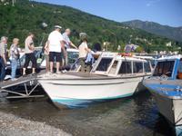 auf dem Weg zur Isola Bella