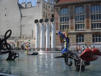 Maraisviertel Strawinsky Brunnen