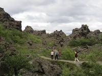 Wanderung im Lava-Labyrinth