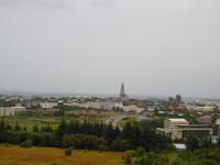 Blick von der Perle auf Reykjavik