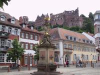 Auf dem Heidelberger Kornmarkt