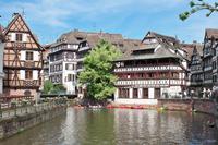 Fachwerkhäuser an der Ill