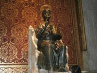 Bronzestatue Heiliger Petrus