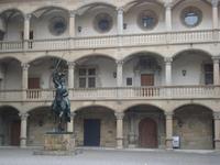 Alte Schloss Stuttgart Reiterstandbild Graf Eberhards im Bart