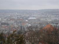 Blick in den Talkessel von Stuttgart