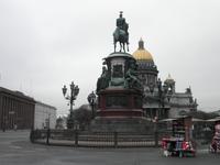 Zar Nikolaus der I und Isaak-Kathedrale