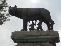 die Wölfin mit Remolus und Romus