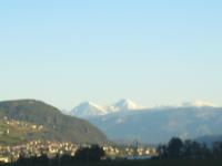 Blick auf die Zillertaler Alpen