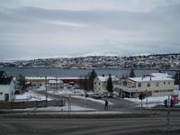 Blick auf den Tromsösundet und Tromsö