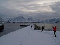 Am Fährhafen des Ullsfjord / Ullsfjorden