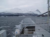 Fährpassage über den Lyngenfjord