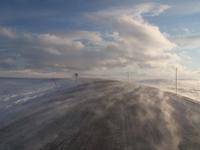 Die Straße vom Nordkap nach Honningsvag
