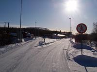 Die Grenzstation Norwegen-Russland bei Kirkenes