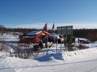 Grenzstation Norwegen-Russland bei Kirkenes