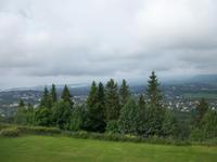Oslo; Blick vom Holmenkollen Hotel