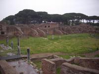 Ausgrabungsstätte in Ostia Antica