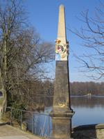 Postsäule am Schloss Moritzburg