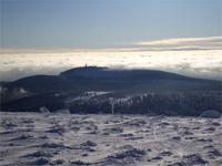 Blick vom Brocken auf den Wurmberg