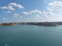 Blick auf den Grand Harbour in Valletta