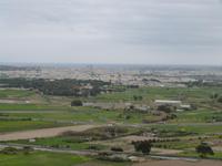 Blick von Mdina auf die Ostküste Maltas