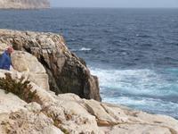 auf dem Weg zur Blauen Grotte