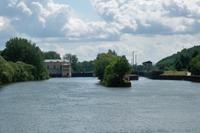 Und wieder eine Schleuse