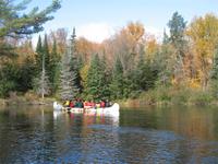 Kanufahrt auf dem Source-See