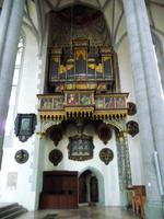 064-Orgelempore in der St. Georgs Kirche, Totentafeln