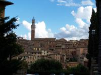 Blick auf Siena