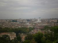 Blick vom Gianicolo-Hügel auf die Stadt