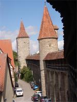 Stadtmauer in Rothenburg o. d. T.