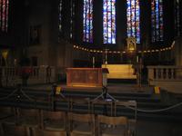 Der Altar in der Kathedrale Notre-Dame