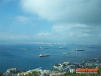 Blick auf das spanische Festland