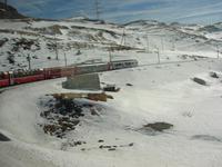 Fahrtimpressionen vom Bernina-Express