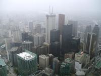 Blick vom CN-Tower auf Toronto