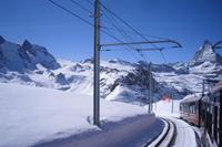 Fahrtimpressionen von der Gornergratbahn