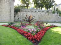 Tag 8 - 14 Vannes - Stadtmauer und umliegende Gartenanlage (3)
