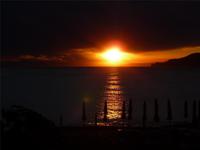 Sestri Levante Sonnenuntergang 19.36 Uhr
