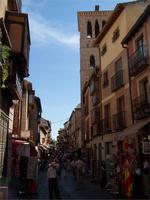 Geschäftsgasse in Toledo