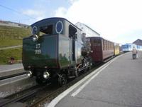 Rigi-Dampflok auf Rigi-Kulm