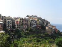 der letzte Blick auf die bunten Häuser von Corniglia