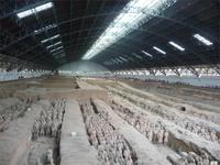 die weltbekannte Terrakotta-Armee bei Xi'An
