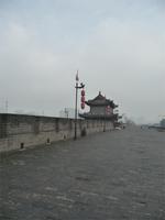 auf der Stadtmauer von Xi'An