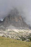 Langkofel im Nebel
