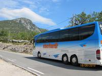 unser Bus hat die Verdon-Schlucht heile geschafft!