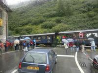 Furka-Dampfbahn in Gletsch