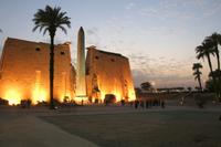 Luxor-Tempel am Abend