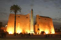 Luxor-Tempel am Abend