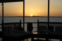 Sonnenuntergang über dem Nassersee