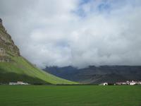 Bauernhof unter dem Eyjafjallajökull